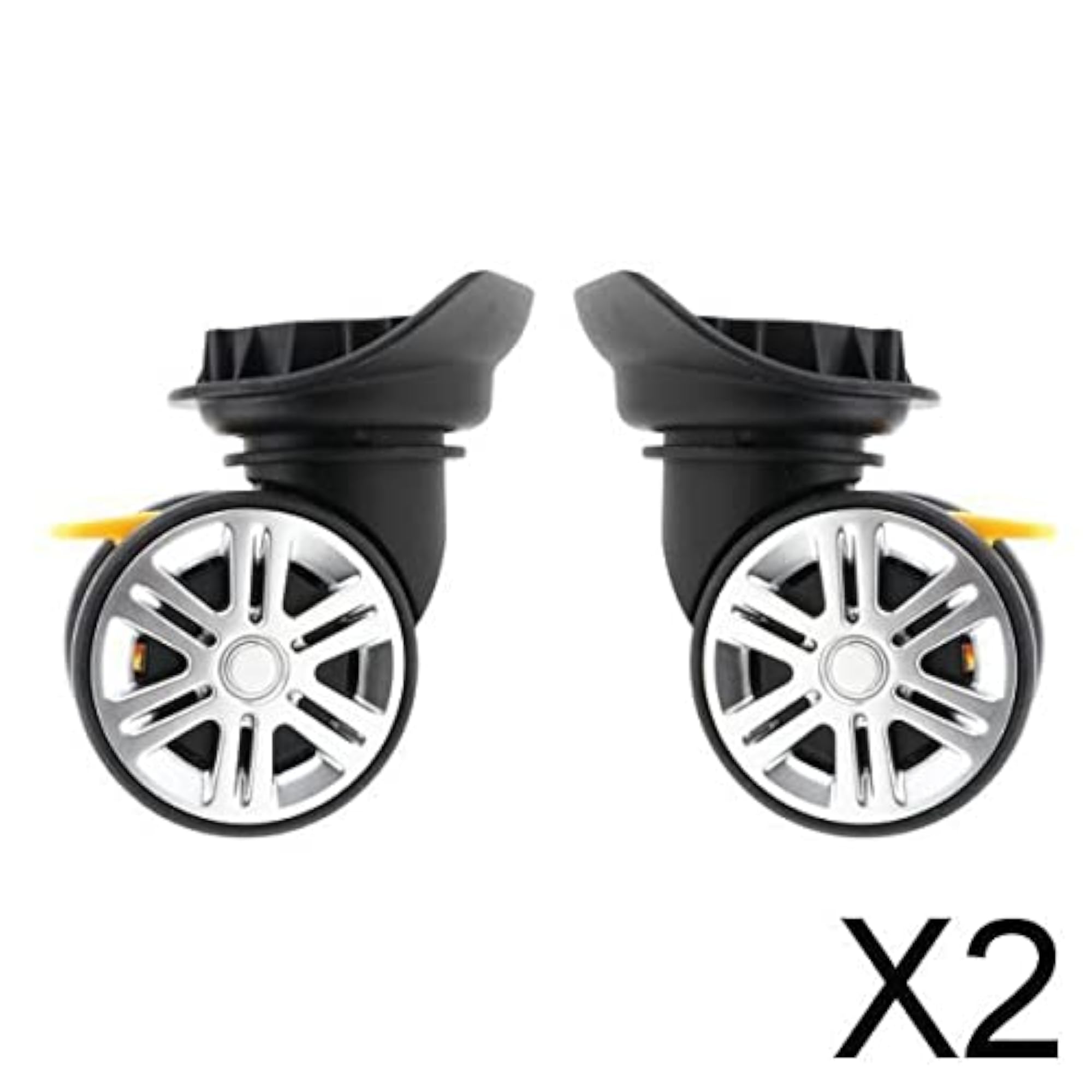 Universal Brake Suitcase Luggage Casters Replacement Wheels